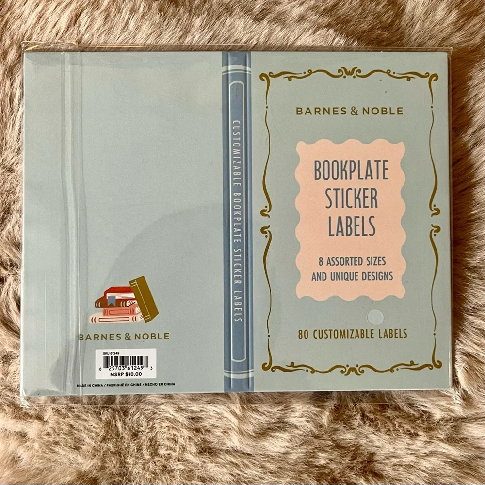 (labels) 🏷️🎉🆕 customizable library theme book lovers sticky note book set